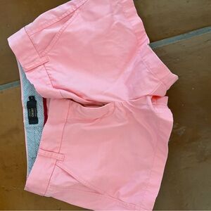J. Crew Light Pink High-Rise Cotton Shorts